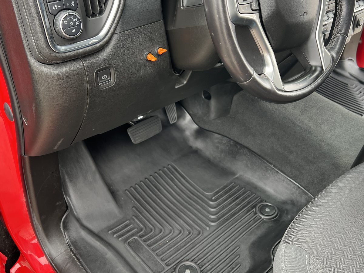 Interior detail after — clean cab Voge Detailing Fargo