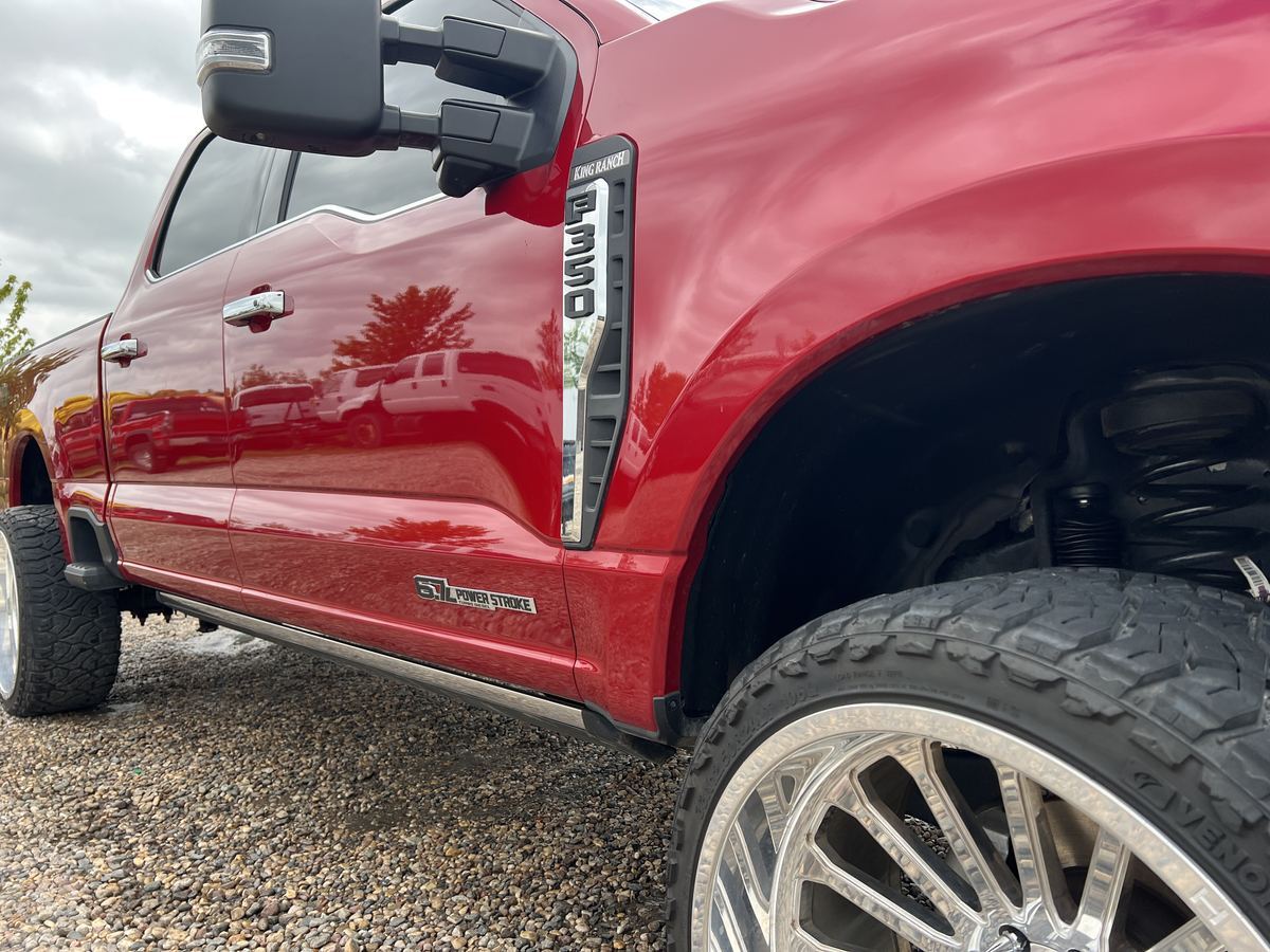 Ford F-350 King Ranch paint detail — Voge Detailing Fargo